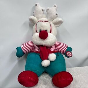 DanDee Plush moose Holiday Toy musical light up antlers Christmas stuffed animal